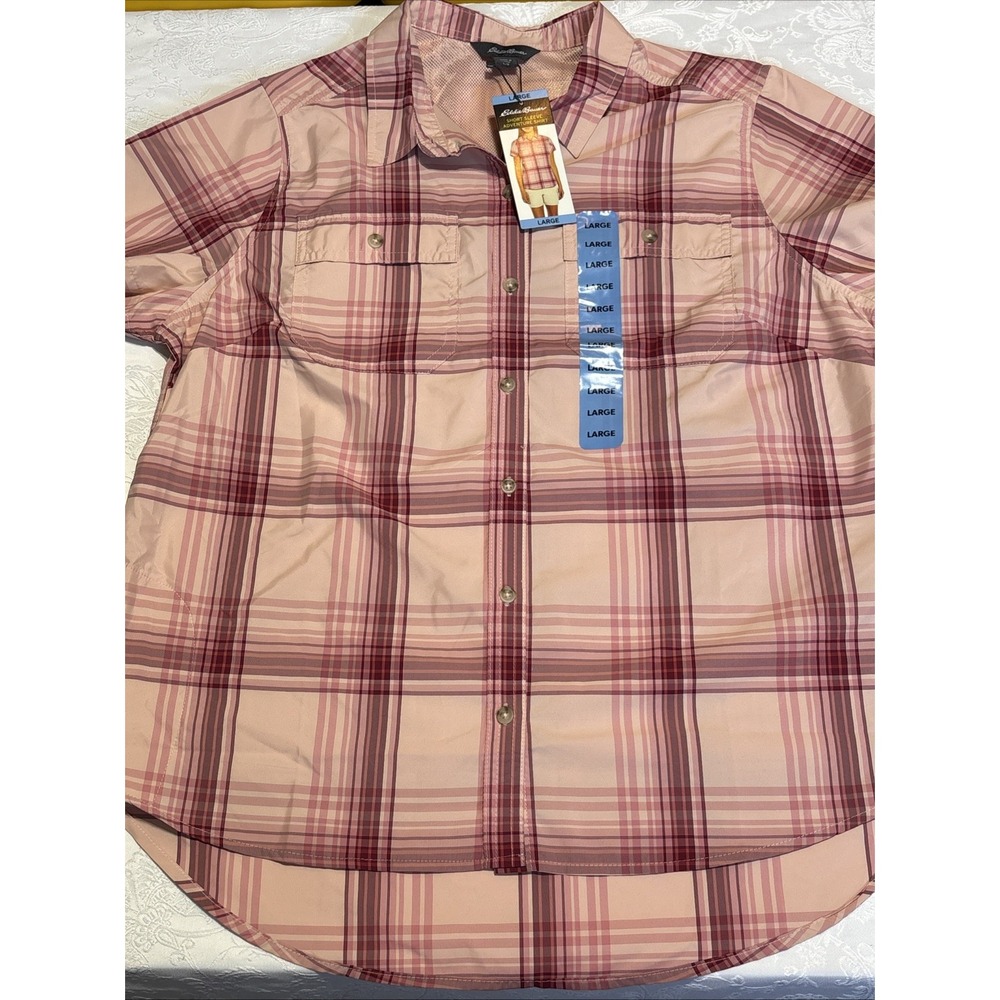 Eddie Bauer Women's Short Sleeve Moisture Wicking Adventure Shirt